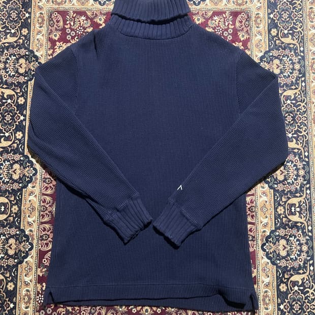 나이젤 카본 Nigel Cabourn 터틀넥 와플 니트