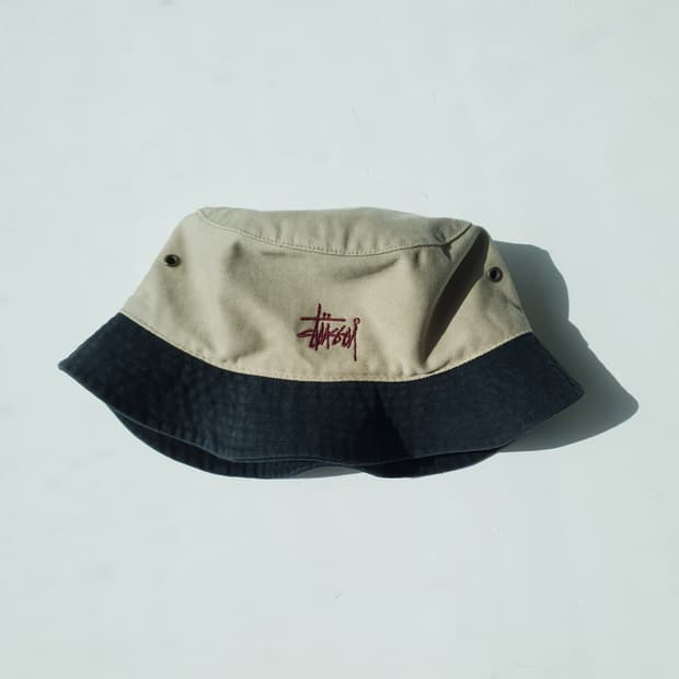 90s STUSSY bucket hat