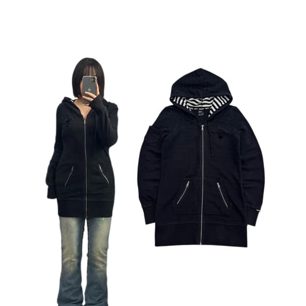 EXR 롱 고딕 후드집업