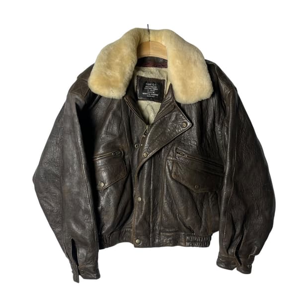 [JPN] 빈티지 재팬 USAF G-1 램스킨 무스탕 봄버자켓