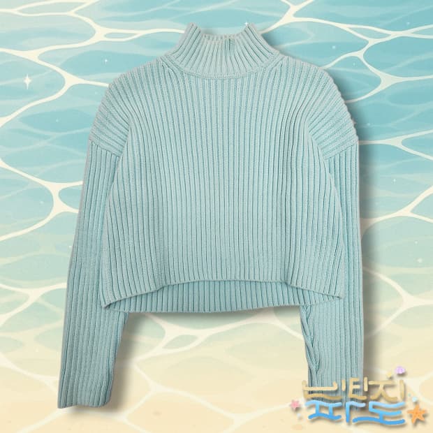 95 앤아더스토리 청키 터틀넥 스웨터