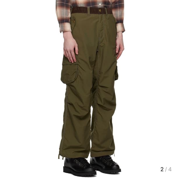 새상품 And wander 앤드원더 Barbour 바버 splits 카고