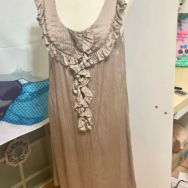 일본 로맨틱 갸루 빈티지 원피스 슬리브 