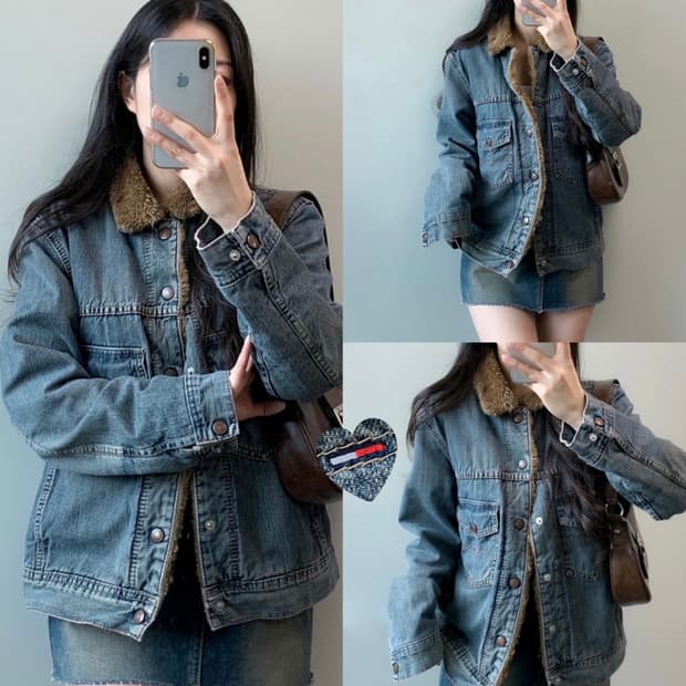 타미힐피거 쉐르파 자켓