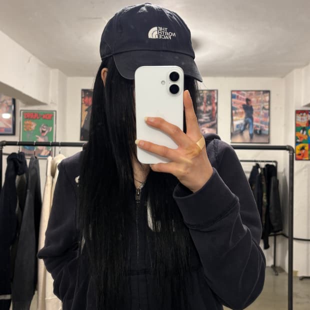 노스페이스 볼캡