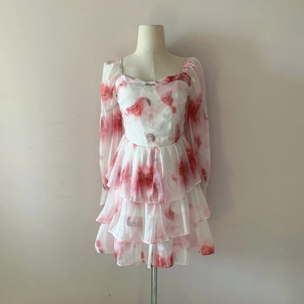 빈티지 원피스 플라워 원피스 페어리 원피스 모리 원피스 매쉬 원피스