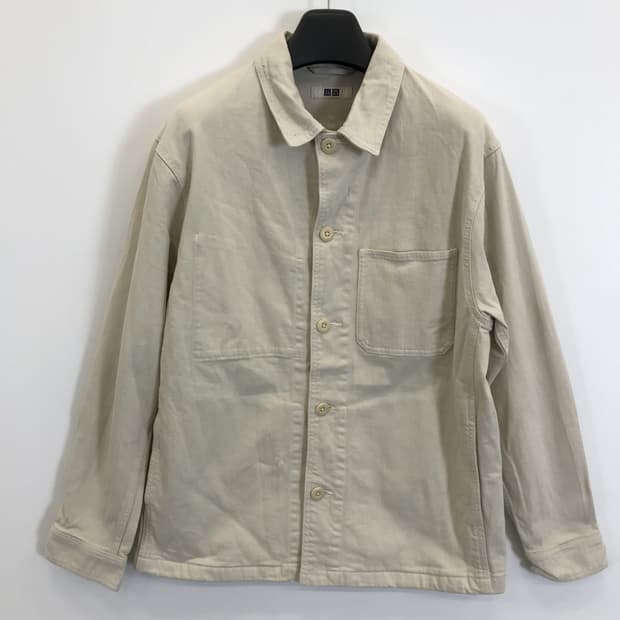 유니클로 신형 크림 워크자켓 [L]