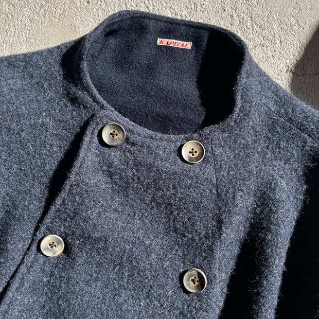 puff wool coat