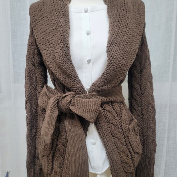 모리st 폭닥 가디건