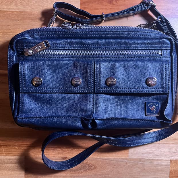 PORTER 인터네셔널 크로스백 네이비