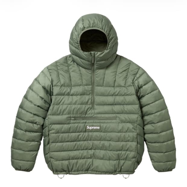 슈프림 마이크로 패딩 올리브 23fw L