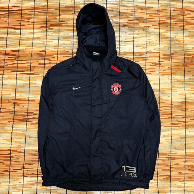나이키 맨유 박지성 07시즌 패딩 자켓 m