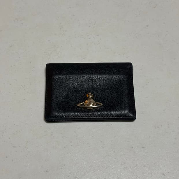 비비안웨스트우드 카드지갑 블랙