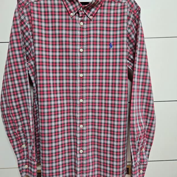폴로 랄프로렌 여성 체크 셔츠(XL사이즈)