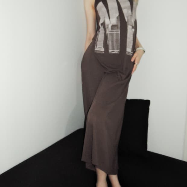 NYC Graphic Long Dress 