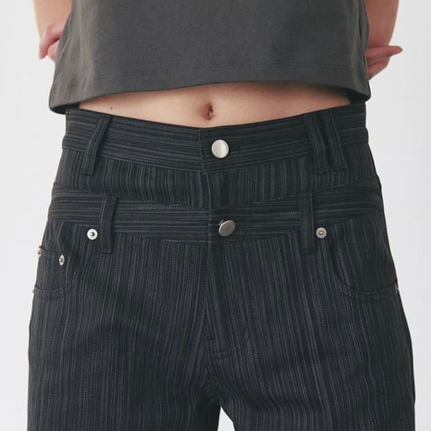 (2) 오데스 더블 웨이스트 팬츠