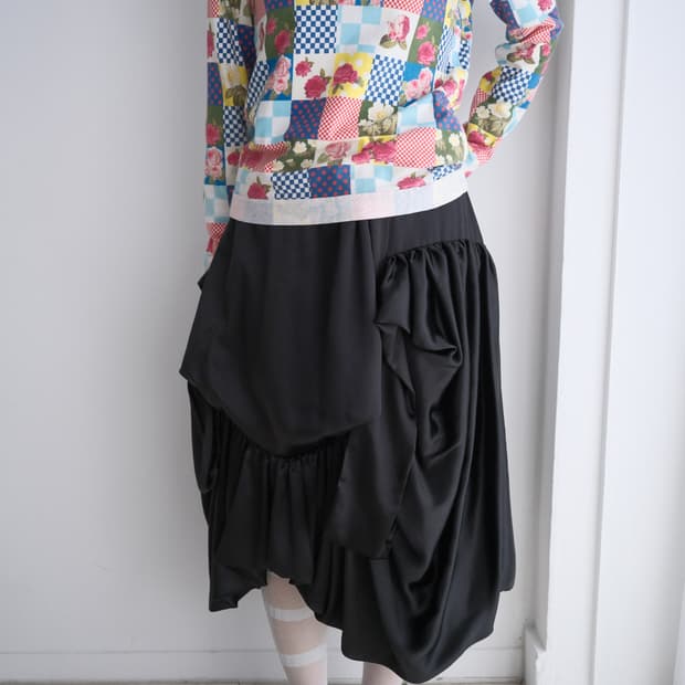 Patchwork graphic top