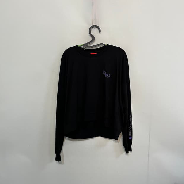 럭키슈에뜨 여성 맨투맨 55 블랙