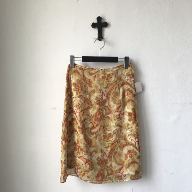 Paisley pattern skirt