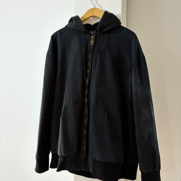 B&T CLUB heavy cotton hood zip up