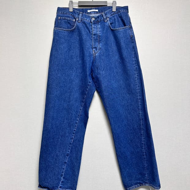 [33x32] 썬플라워 와이드 트위스트 데님