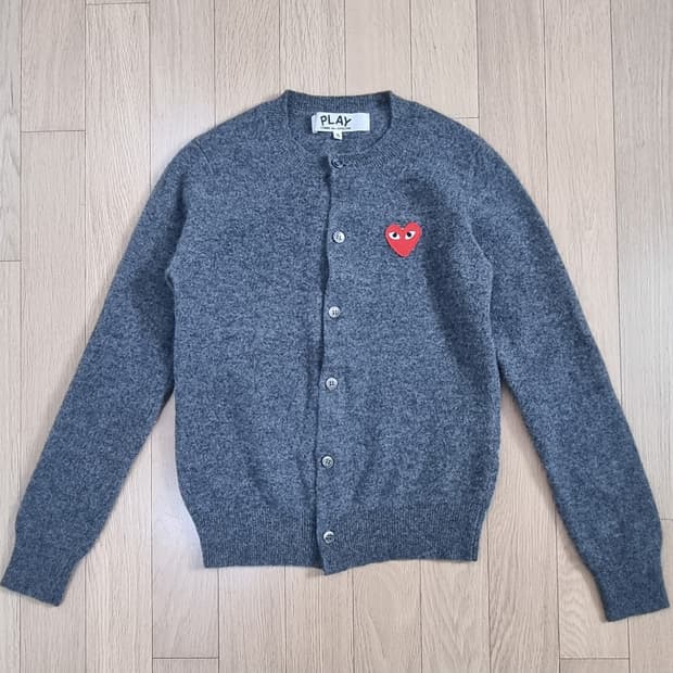 꼼데가르송 레드 와펜 울 가디건 S _ 여성 XS, 사이즈 확인