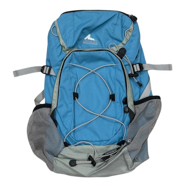 그레고리 빈티지 나일론 고프코어 배낭 백팩 가방 블루 24L