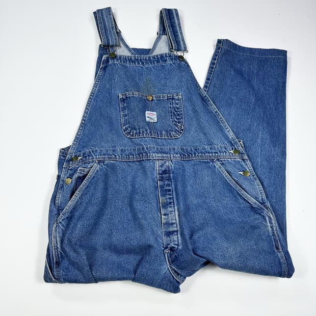 VTG 빈티지 usa 데님 오버롤 멜빵바지 (M-L)