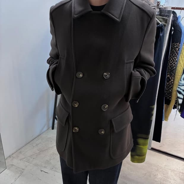 페레가모 코트 빈티지