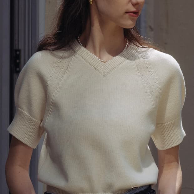 틸아이다이 반팔 니트