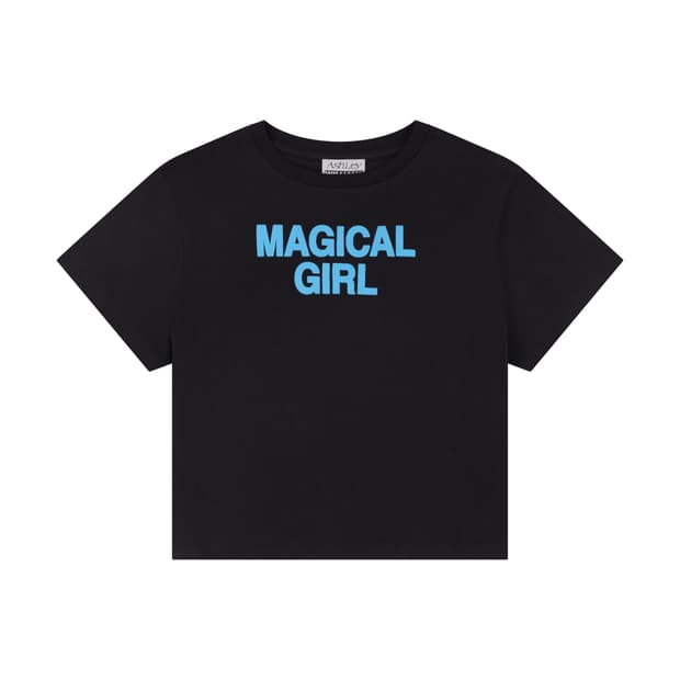[S,M]애슐리 윌리엄스 MAGICAL GIRL 티셔츠/블랙