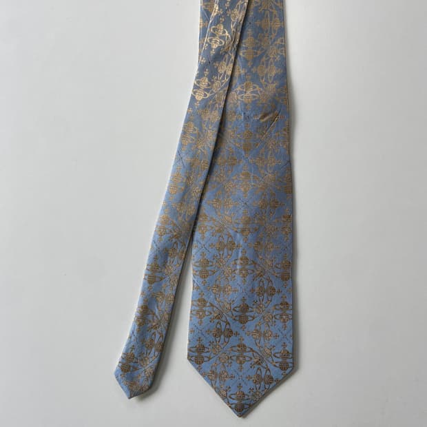 비비안웨스트우드 모노그램 정품 명품 넥타이(Vivienne)