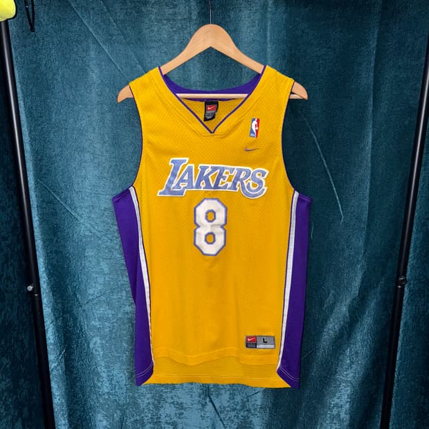 (L) 나이키 레이커스 코비브라이언트 8번 농구 져지