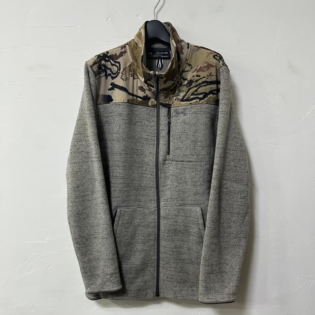 (105) 언더아머 카모 플리스 집업