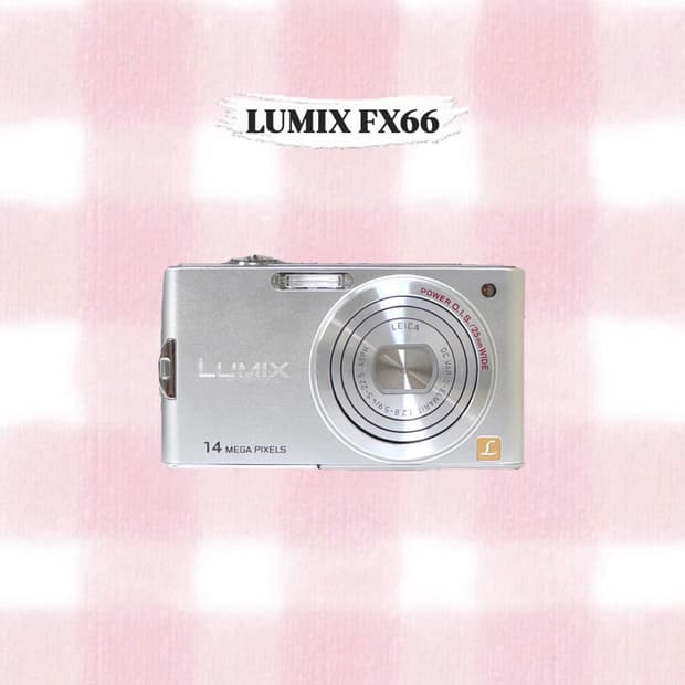 파나소닉 루믹스 FX66 실버 빈티지디카