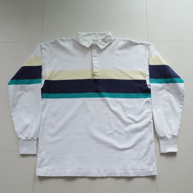 90s L.L.Bean 엘엘빈 MADE IN USA 럭비 티셔츠 (L)