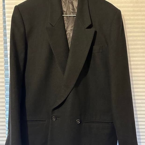 요지야마모토 자켓 블랙