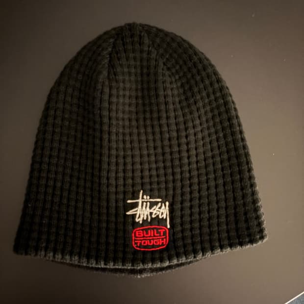 스투시 와플 스컬캡 빌트 터프 블랙