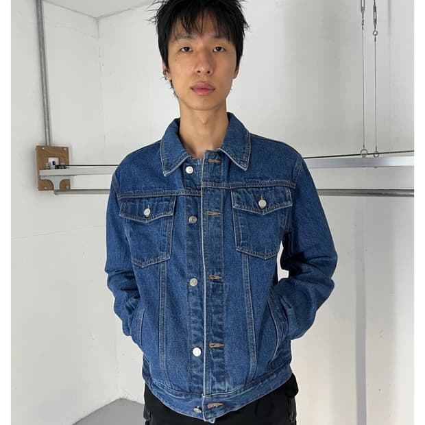 MPa TRUCKER JACKET L플라스틱 프로덕트 트러커 청자켓