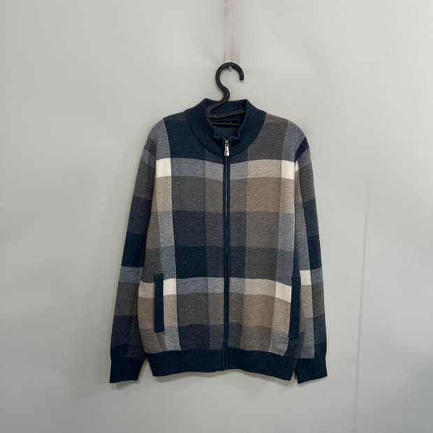 닥스 2022 남성 니트 집업 100