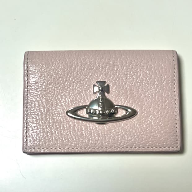 비비안웨스트우드 핑크 은장 지갑