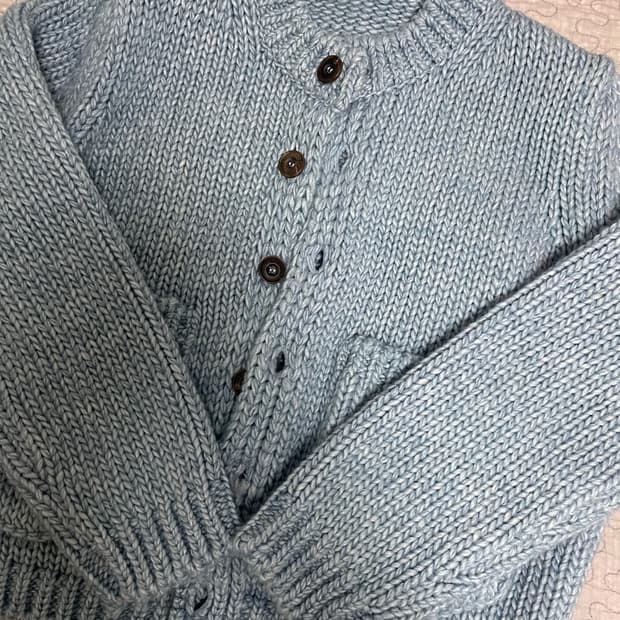 STU 니트 가디건