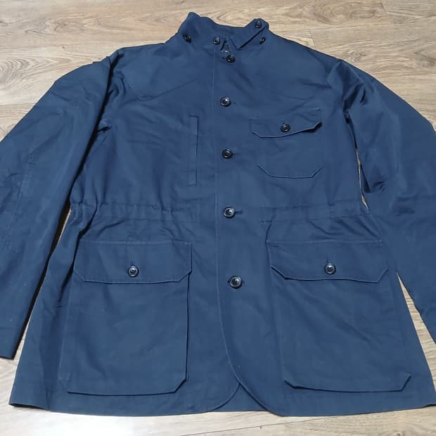 울리치 네이비 블랭킷 자켓