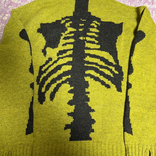 5G 울 크루넥 머스타드