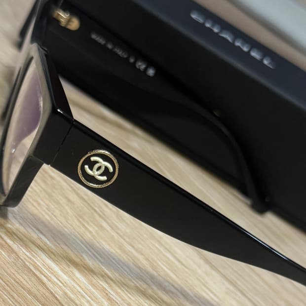 샤넬 안경 RECTANGLE BLUE LIGHT GLASSES