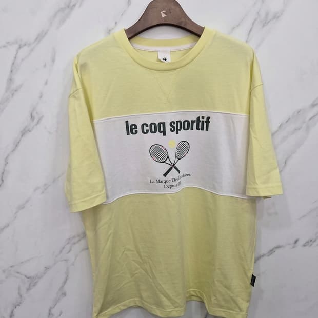 100,L) le coq sportif 르꼬끄 테니스 반팔티셔츠!~색상굿