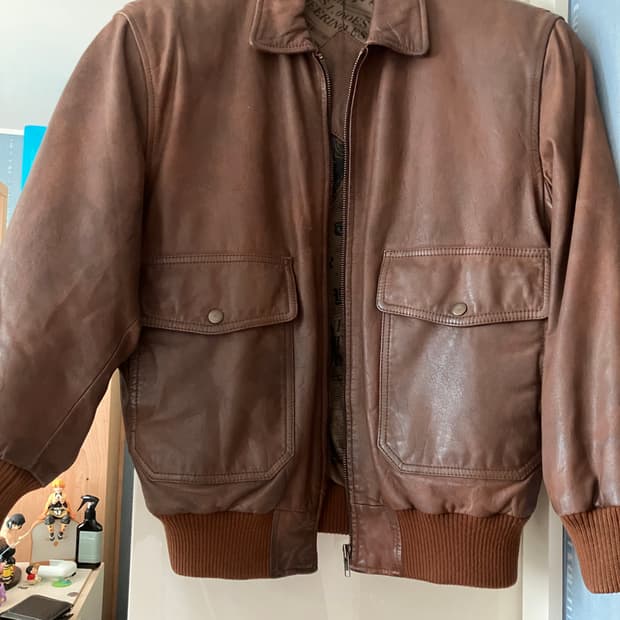 A-2 레더 자켓