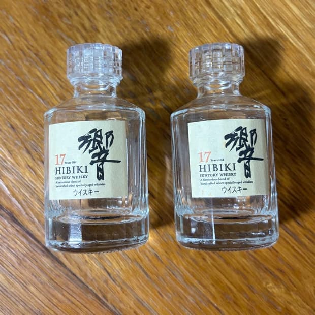 히비키 17년 미니어처 50ml 공병