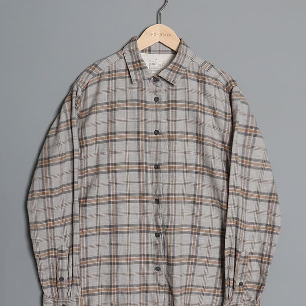  無印良品 Flannel Check Shirts