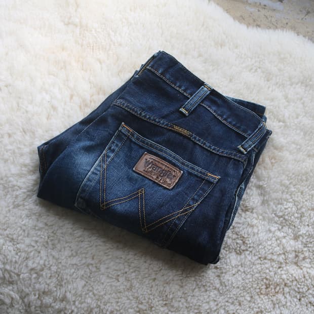 (착용컷) Wrangler 데님 팬츠 (남성용 33.5)